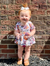 Load image into Gallery viewer, Fall Harvest Floral Velvet Bummie Set