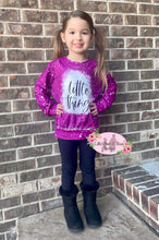 Load image into Gallery viewer, Mommy and Me It's the Little Things Bleached Long Sleeve Kids Top