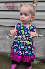 Load image into Gallery viewer, Hot Air Balloon and Rainbow Sequin Swing Top