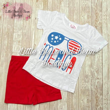 Load image into Gallery viewer, &#39;Merica Red Short Set
