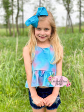 Load image into Gallery viewer, Sherbet Halter Denim Shorts Set