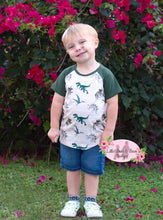 Load image into Gallery viewer, Dinosaur Fossil Short Sleeve Shirt