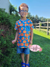 Load image into Gallery viewer, Size 14/16- Slate Pumpkin Henley