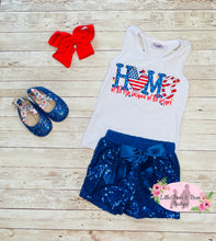 Load image into Gallery viewer, Because Of The Brave Sequin Short Set
