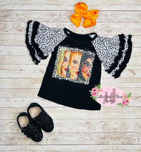 Load image into Gallery viewer, Size 14/16- Mommy & Me Leopard Sister Witches Top- Kids