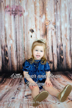 Load image into Gallery viewer, Velvet Star Romper Sapphire