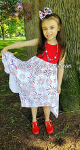 Load image into Gallery viewer, Mommy and Me Firework Show Handkerchief Hem Maxi Dress (Child)