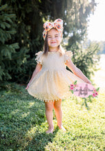 Load image into Gallery viewer, Cream Lace PomPom Dress