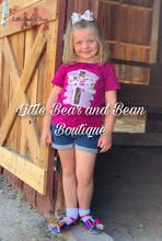 Load image into Gallery viewer, Mommy and Me Cranberry Floral Cross Top (Child)