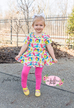 Load image into Gallery viewer, Cool Marshmallow Rabbits Peplum Set