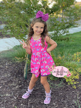 Load image into Gallery viewer, Narwhals and Rainbows Sleeveless Peplum Set