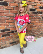 Load image into Gallery viewer, LOVE School Bow Legging Set