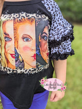 Load image into Gallery viewer, Size 14/16- Mommy & Me Leopard Sister Witches Top- Kids