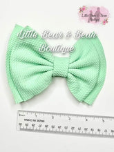 Load image into Gallery viewer, Solid Color 5 Inch Bow Alligator Clip