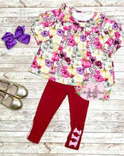 Load image into Gallery viewer, Pink Floral Hidden Pumpkin Set