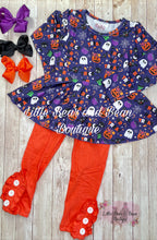 Load image into Gallery viewer, Trick or Treat Peplum Set