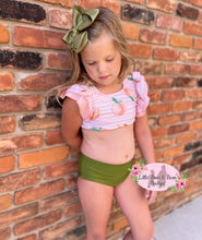Load image into Gallery viewer, Peach two piece swimsuit