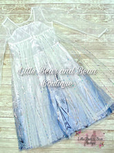 Load image into Gallery viewer, Ice Queen Fancy Dress with Cape