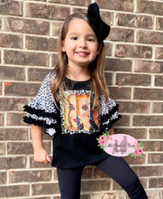 Load image into Gallery viewer, Size 14/16- Mommy & Me Leopard Sister Witches Top- Kids