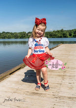 Load image into Gallery viewer, Yankee Doodle Darling Skirted Short Set