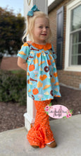 Load image into Gallery viewer, Fall Sweet Treats Peter Pan Collar Triple Ruffle Belle Set