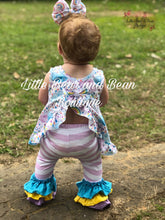Load image into Gallery viewer, Rainbow Ruffle Swing Top Set