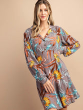 Load image into Gallery viewer, Ladies Ash Floral Dress

