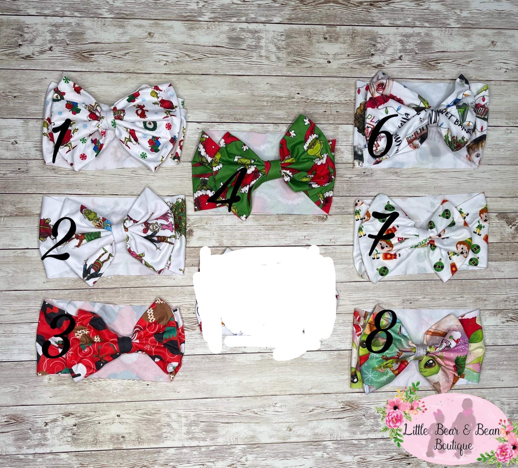 Christmas Inspired Headwraps