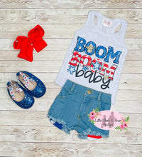 Load image into Gallery viewer, Boom Baby Denim Short Set