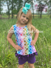 Load image into Gallery viewer, Mermaid Sequin Swing Top