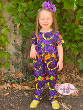 Load image into Gallery viewer, Little Halloween Boo Cat Alley Cat Romper