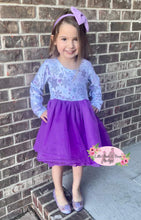 Load image into Gallery viewer, Purple Wonderland Tulle Dress