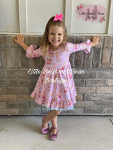 Load image into Gallery viewer, Sweet Pink Pumpkin Triple Ruffle Dress