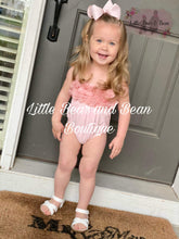 Load image into Gallery viewer, Blush Pink Flower Swimsuit