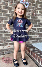 Load image into Gallery viewer, Sister Witches Peplum and Velvet Bummie Set