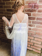 Load image into Gallery viewer, Ice Queen Fancy Dress with Cape
