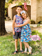 Load image into Gallery viewer, Daddy & Me Let Freedom Roar Tank- kids