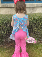 Load image into Gallery viewer, Floral Sleeping Bunnies Swing Top Belle Set