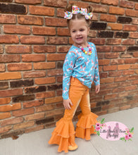 Load image into Gallery viewer, Double Wide Denim Belles- Orange