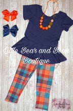 Load image into Gallery viewer, Fall Plaid Peplum Set