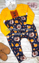 Load image into Gallery viewer, Turkey & Pie Alley Cat Romper
