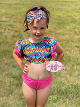 Load image into Gallery viewer, Neon Cheetah Swimsuit