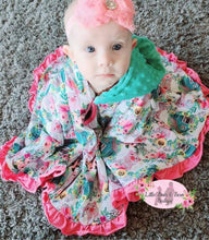 Load image into Gallery viewer, Spring Pig Ruffle Poncho