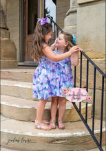 Load image into Gallery viewer, Mommy & Me Watercolor Dragon Fly Sleeveless Child Dress