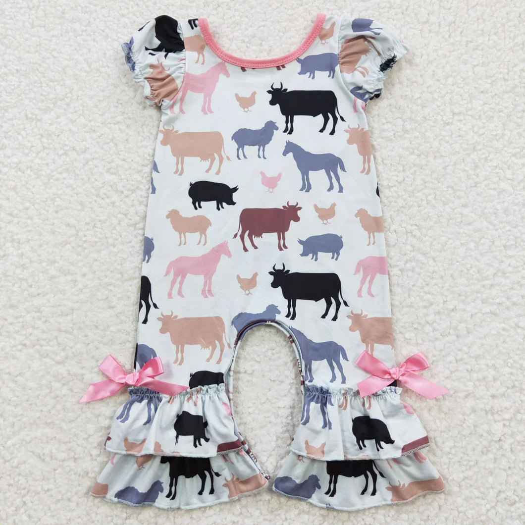 Pre-order RTS from Supplier Farm Cow Romper