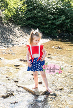 Load image into Gallery viewer, Stars Skirted Romper