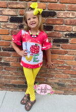 Load image into Gallery viewer, LOVE School Bow Legging Set