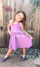 Load image into Gallery viewer, Purple Halter Playground Dress