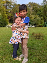 Load image into Gallery viewer, Scarecrow Peplum Denim Set