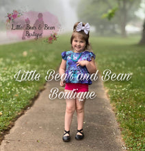 Load image into Gallery viewer, Jewel Tone Zinnia Floral Bummie Set
